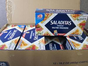 lot 7 image: Case of 12 Boxes 42 pk Saladitas Sa...