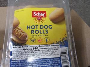 lot 13 image: 4x8 oz Schar Hot Dog Rolls ...