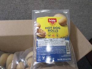 lot 15 image: 4x8 oz Schar Hot Dog Rolls ...