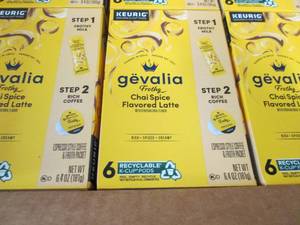 lot 47 image: 12- 6 ct Gevalia Frothy Chai Spice ...