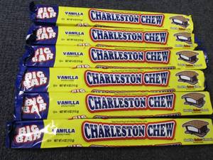 lot 67 image: 6- 4 oz Vanilla Charleston Chew Big...