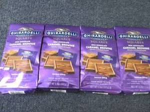 lot 88 image: 4- 5.3 oz Ghirardelli Caramel Brown...