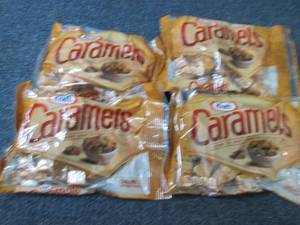 lot 93 image: 4- 11 oz Kraft Caramels...