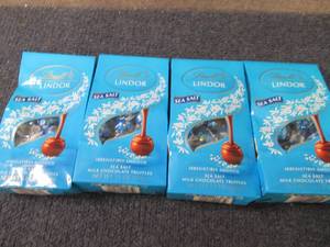 lot 95 image: 4- 5.1 oz Lindor Sea Salt Truffles...