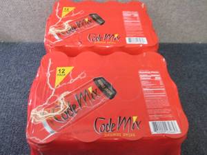 lot 117 image: 24- 16 oz Code Mix Energy Drink...
