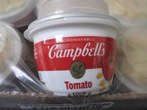 lot 170 image: 6- 7.35 oz Campbells Tomato Soup & ...