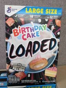 lot 179 image: 6- 13 oz Loaded Birthday Cake Cerea...
