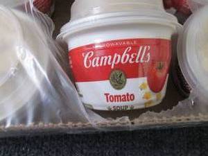 lot 184 image: 6- 7.35 oz Campbells Tomato Soup & ...