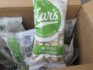 lot 204 image: 12- 3 oz Kars In Shell Pistachios...