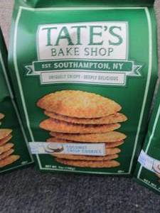 lot 214 image: 3- 7 oz Tates Bake Shop Coconut Cr...