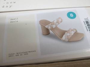 lot 258 image: 6 pr Basil A New Day Heels Size 8...