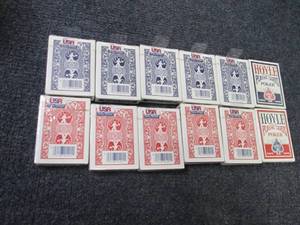 lot 326 image: 12 Sealed Hoyle Poker Playing Cards...