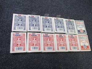 lot 327 image: 12 Sealed Hoyle Poker Playing Cards...