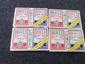 lot 330 image: 8 Sealed Hoyle Poker Playing Cards ...