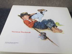 lot 338 image: Stack of Norman Rockwell Framable P...