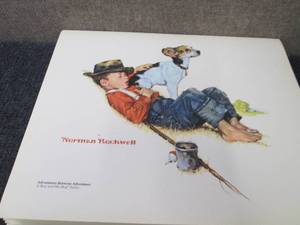lot 339 image: Stack of Norman Rockwell Framable P...