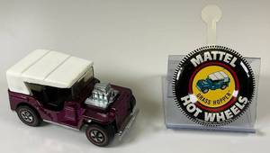 lot 2 image: 1970 REDLINE Hot Wheels Grass Hopper Transparent Plum Purple With Button Really Nice Condition