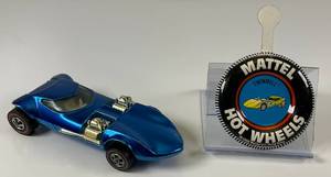 lot 6 image: 1968 REDLINE Hot Wheels Twinmill Transparent Blue With Button Really Nice Condition