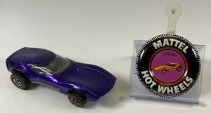 lot 13 image: 1968 REDLINE Hot Wheels Torero Transparent Purple With Button Really Nice Condition