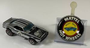 lot 22 image: 1969 REDLINE Hot Wheels Chrome Heavy Chevy With Button Really Nice Condition