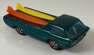 lot 53 image: 1967 REDLINE Hot Wheels Deora With Surf Boards Dark Aqua Good Condition