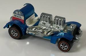 lot 54 image: 1970 REDLINE Hot Wheels Special Delivery US Mail Transparent Blue Really Nice Condition