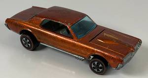 lot 58 image: 1967 REDLINE Hot Wheels Custom Cougar Transparent Copper Really Nice Condition