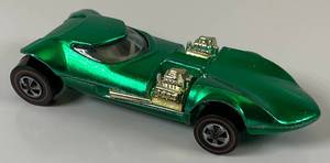 lot 63 image: 1968 REDLINE Hot Wheels Twinmill Transparent Green Really Nice Condition