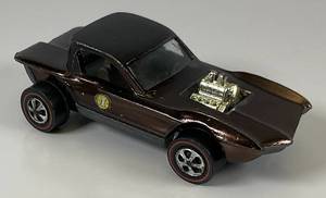 lot 67 image: 1968 REDLINE Hot Wheels Python Transparent Brown Really Nice Condition