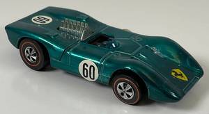 lot 69 image: 1969 REDLINE Hot Wheels Ferrari 312P  Transparent Aqua Really Nice Condition