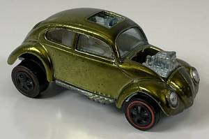 lot 72 image: 1967 REDLINE Hot Wheels Custom Volkswagon Transparent Lime Green Really Nice Condition