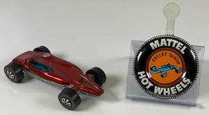 lot 74 image: 1969 REDLINE Hot Wheels Shelby Turbine Transparent Red Really Nice Condition