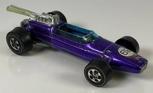 lot 79 image: 1969 REDLINE Hot Wheels Brabham Repco-F1 Transparent Purple Really Nice Condition
