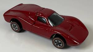 lot 84 image: 1968 REDLINE Hot Wheels Ford MK IV Solid Maroon Really Nice Condition