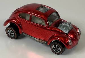 lot 89 image: 1967 REDLINE Hot Wheels Custom Volkswagon Transparent Red  Super Nice Condition