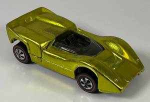lot 94 image: 1968 REDLINE Hot Wheels Mclaren M6A Transparent Yellow Super Nice Condition