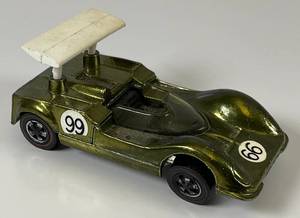lot 98 image: 1968 REDLINE Hot Wheels Chaparral 2G Transparent Lime Green Very Nice Condition