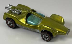 lot 100 image: 1969 REDLINE Hot Wheels Mantis Transparent Apple Green Really Nice Condition
