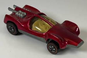 lot 101 image: 1969 REDLINE Hot Wheels Mantis Transparent Red Really Nice Condition
