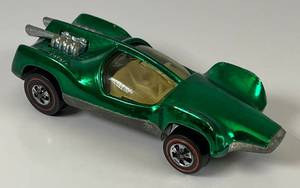 lot 103 image: 1969 REDLINE Hot Wheels Mantis Transparent Green Really Nice Condition