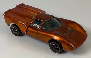 lot 105 image: 1968 REDLINE Hot Wheels Lola Gt 70 Transparent Orange Really Nice Condition