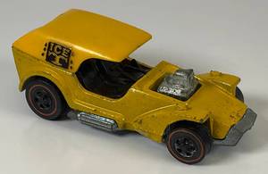 lot 114 image: 1969 REDLINE Hot Wheels Ice T Yellow Really Nice Condition