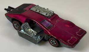 lot 115 image: 1709 REDLINE Hot Wheels Side Kick Transparent Fushsia Nice Condition