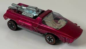 lot 116 image: 1969 REDLINE Hot Wheels Hairy Hauler Transparent Pink Really Nice Condition