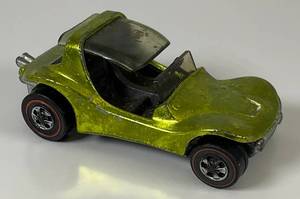 lot 118 image: 1969 REDLINE Hot Wheels Sand Crab Transparent Apple Green Really Nice Condition
