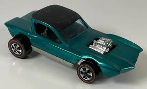lot 124 image: 1967 REDLINE Hot Wheels Python Transparent Aqua Blue Really Nice Condition