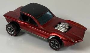 lot 125 image: 1967 REDLINE Hot Wheels Python Transparent Red Nice Condition
