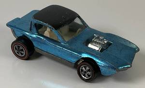 lot 126 image: 1968 REDLINE Hot Wheels Python Transparent Light Blue Really Nice Condition