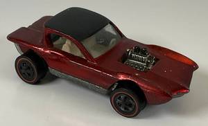 lot 127 image: 1968 REDLINE Hot Wheels Python Transparent Red Nice Condition