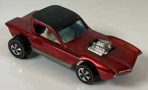 lot 130 image: 1967 REDLINE Hot Wheels Python Transparent Red Really Nice Condition